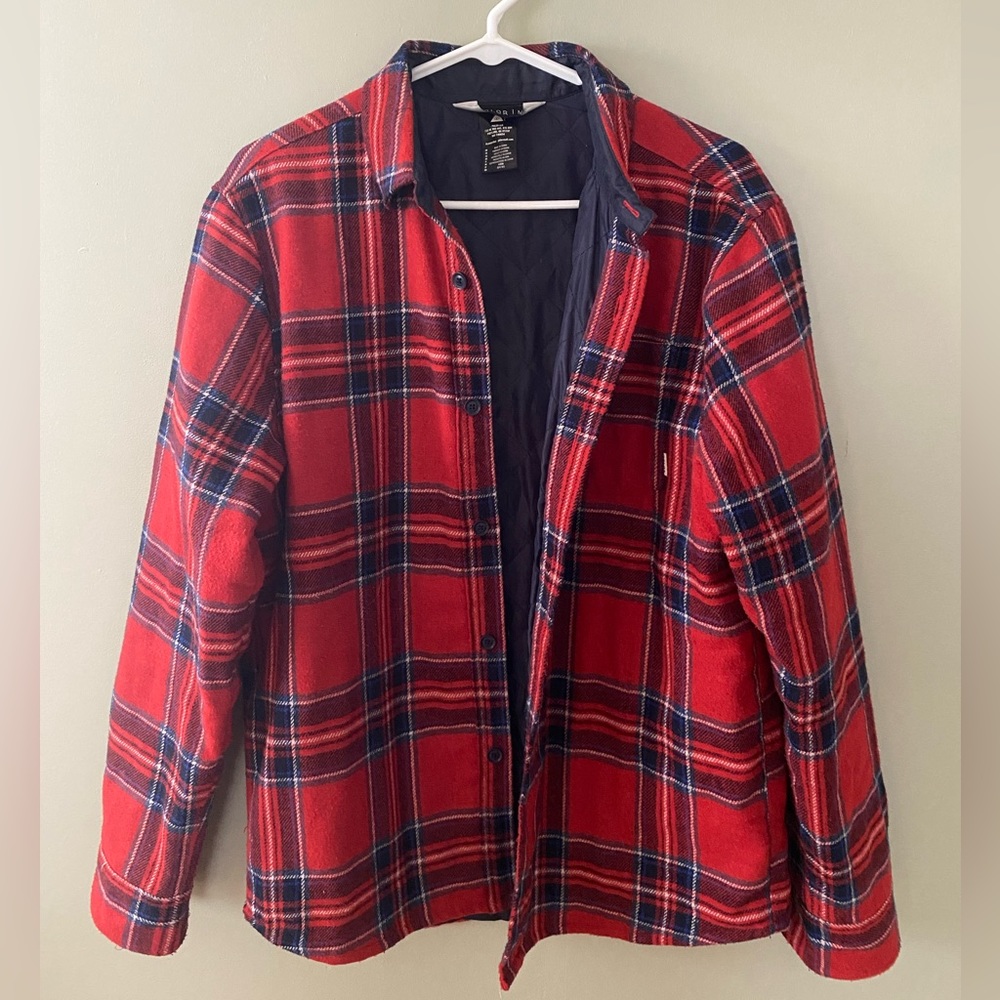 Poler lined flannel shirt Jacket. Men’s size Medium.